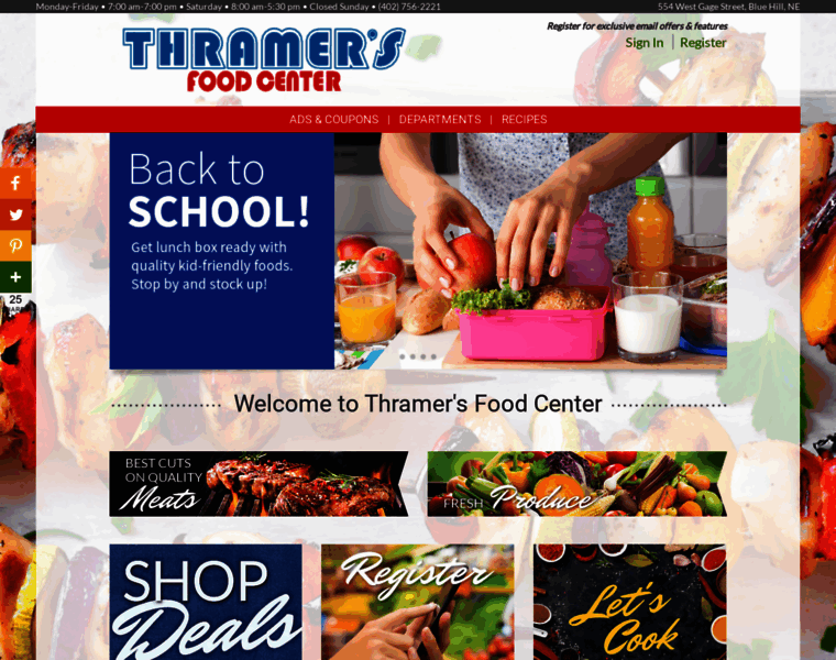 Thramersfoodcenter.com thumbnail