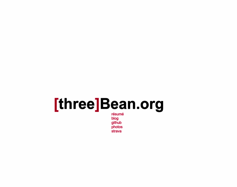 Threebean.org thumbnail