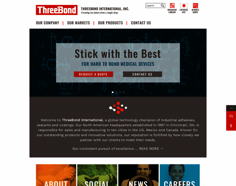 Threebond.com thumbnail