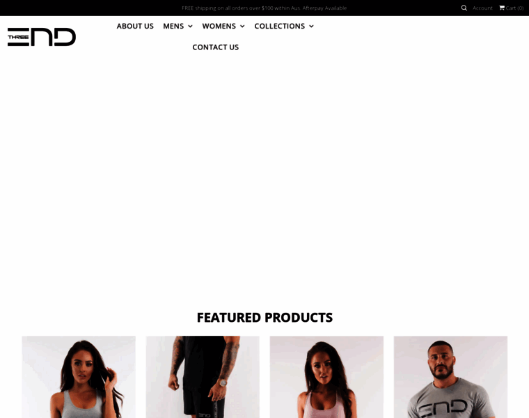 Threeendapparel.com thumbnail