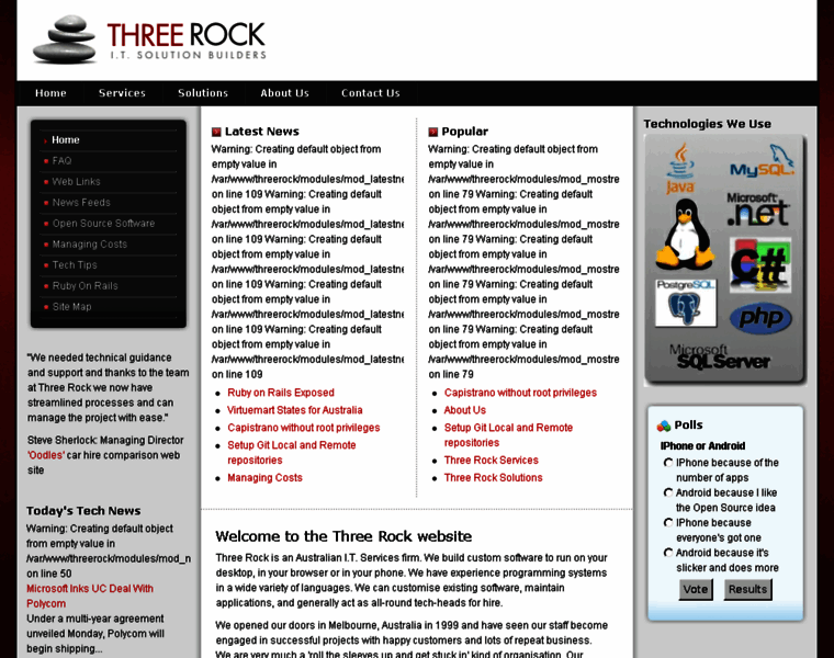 Threerock.com thumbnail