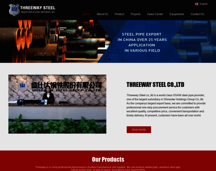 Threeway-steel.com thumbnail