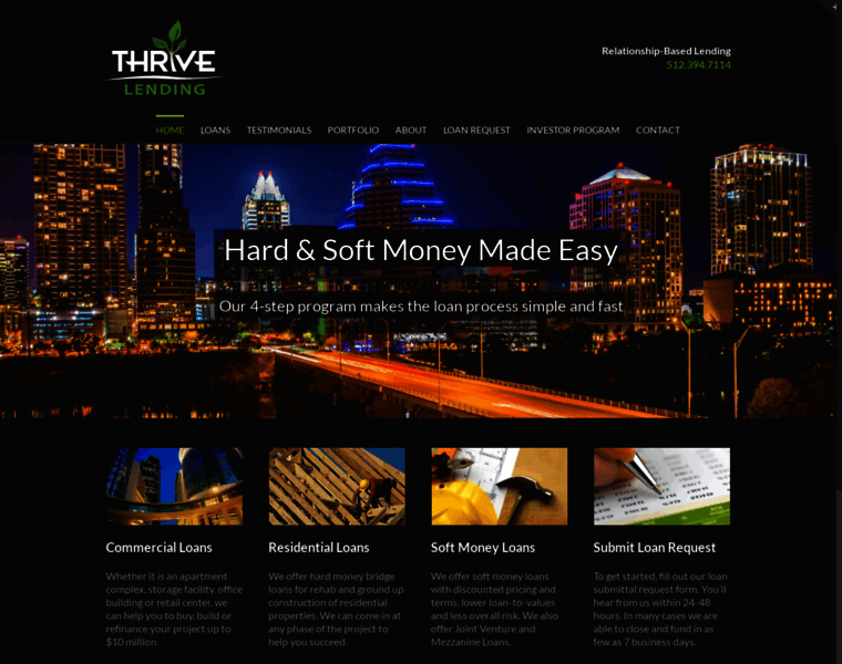 Thrive-lending.com thumbnail