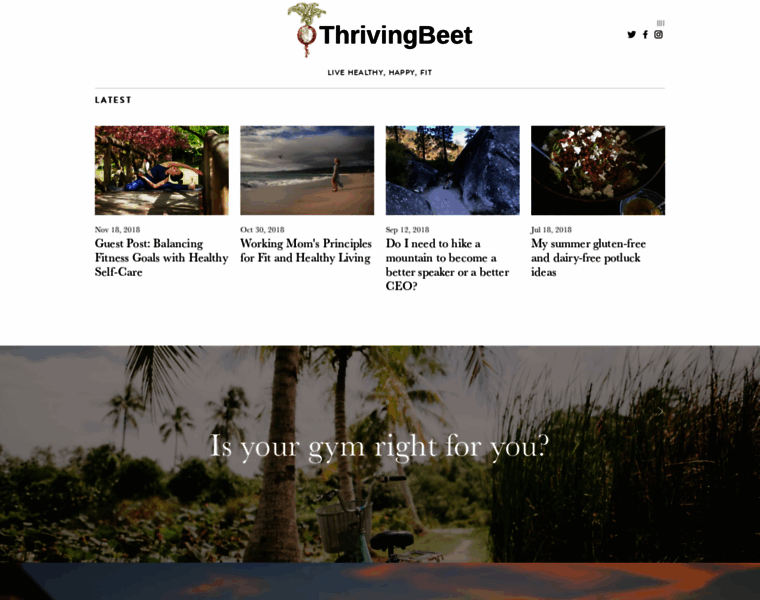 Thrivingbeet.com thumbnail