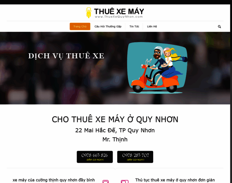 Thuexequynhon.com thumbnail