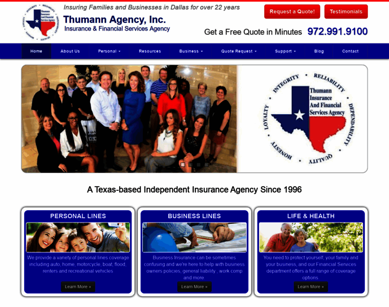 Thumanninsuranceagency.com thumbnail