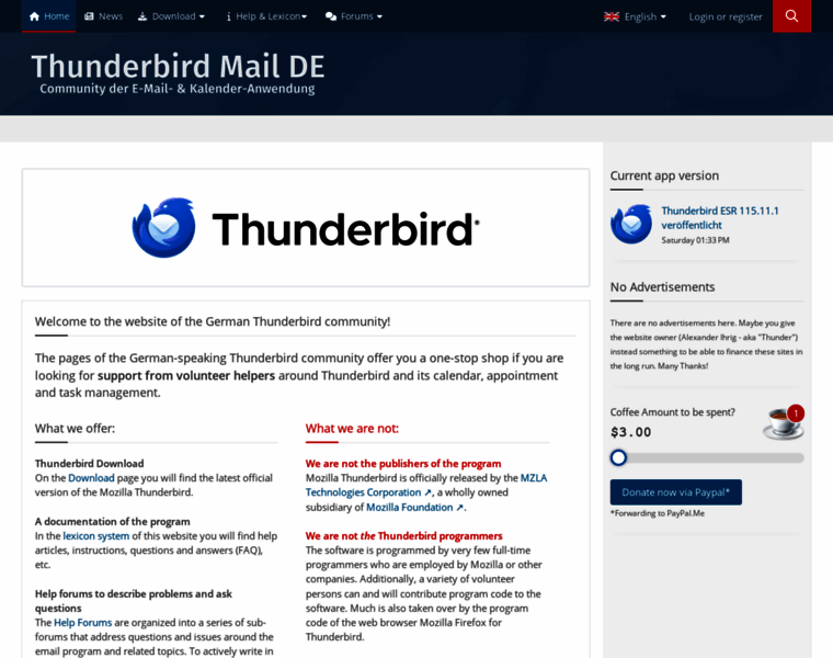 Thunderbird-mail.de thumbnail