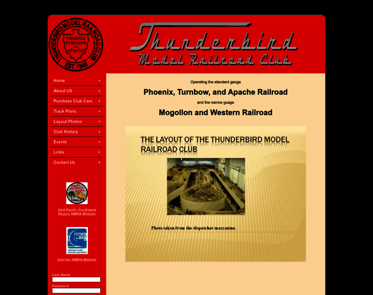 Thunderbirdmodelrrclub.com thumbnail