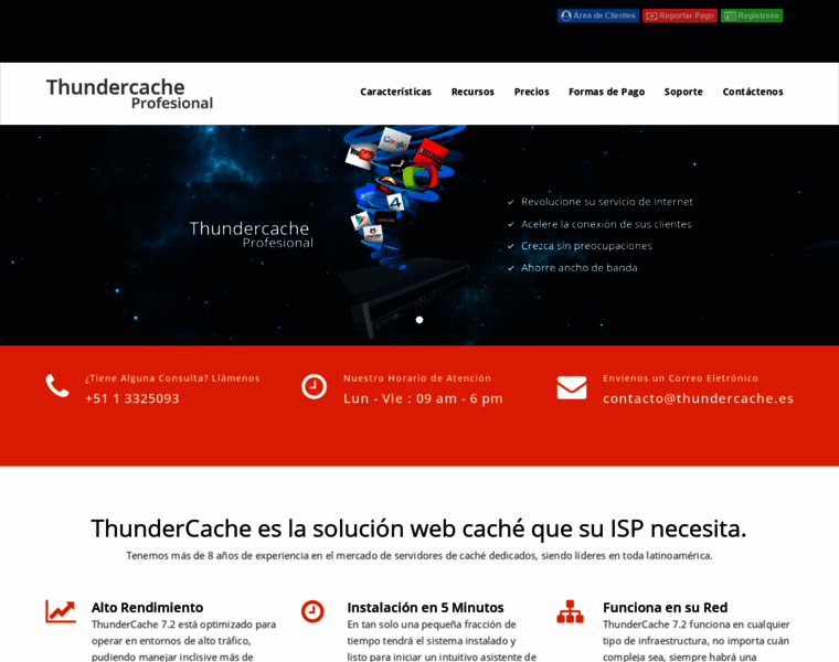 Thundercache.es thumbnail