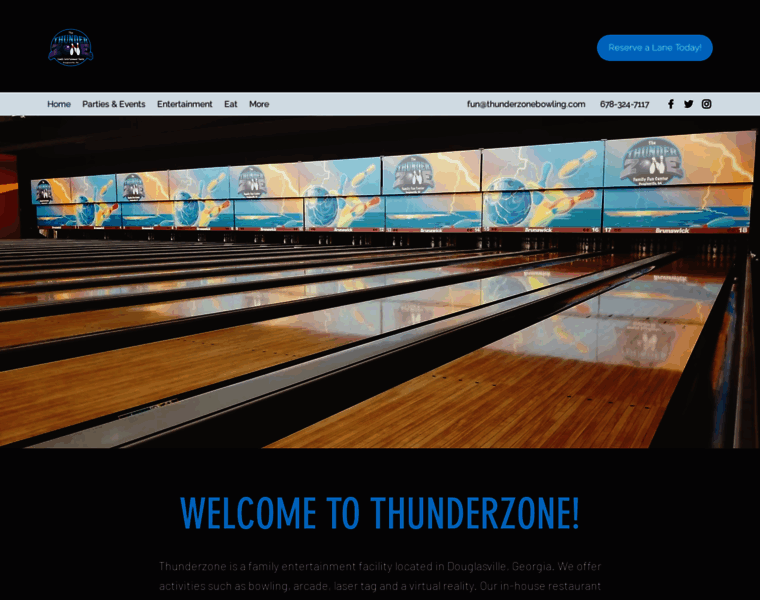Thunderzonebowling.com thumbnail