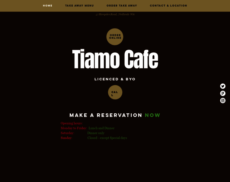 Tiamocafe.com.au thumbnail
