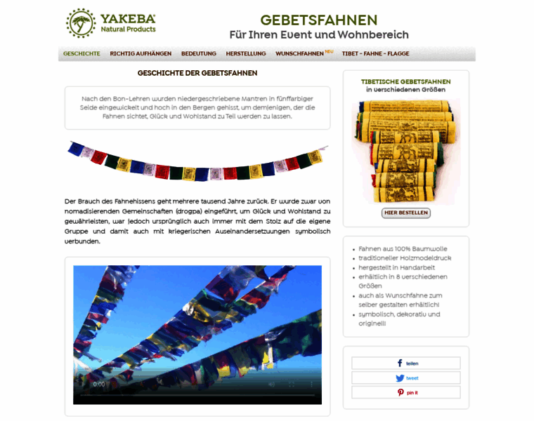 Tibetische-gebetsfahnen.de thumbnail