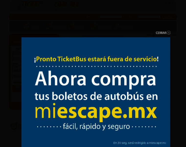 Ticketbus.com.mx thumbnail