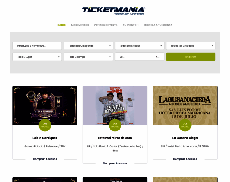 Ticketmania.mx thumbnail