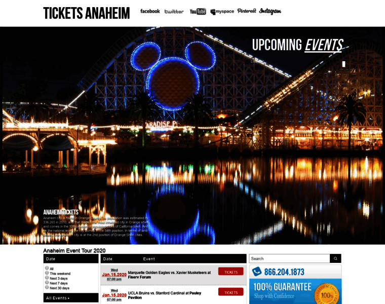 Ticketsanaheim.org thumbnail