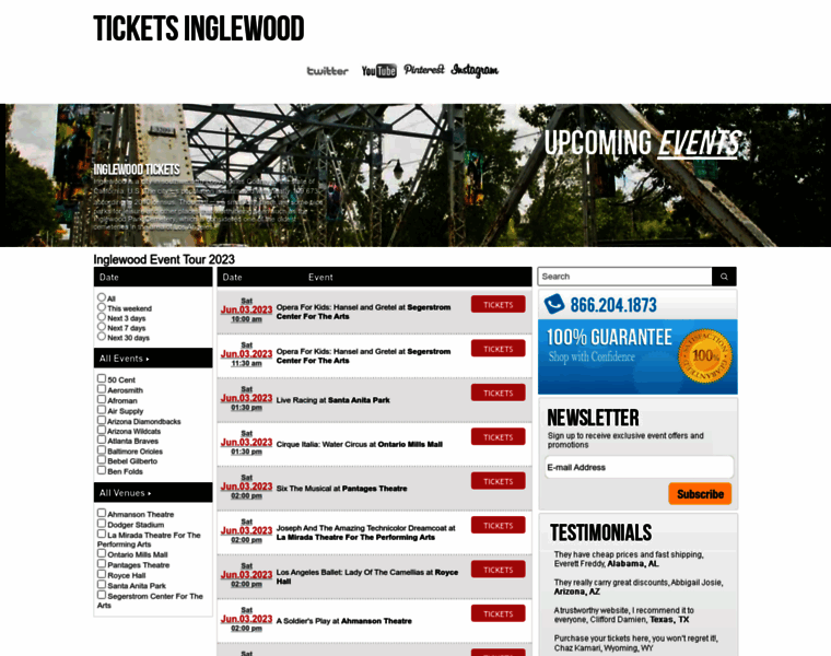 Ticketsinglewood.net thumbnail