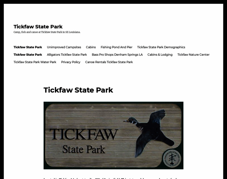 Tickfaw-state-park.com thumbnail
