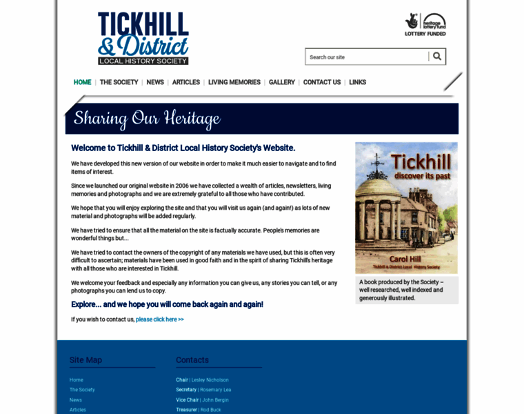 Tickhillhistorysociety.org.uk thumbnail