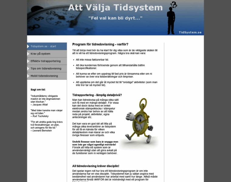 Tidsystem.se thumbnail