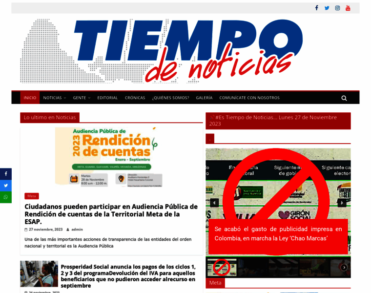 Tiempodenoticias.com.co thumbnail