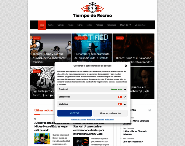 Tiempoderecreo.com thumbnail