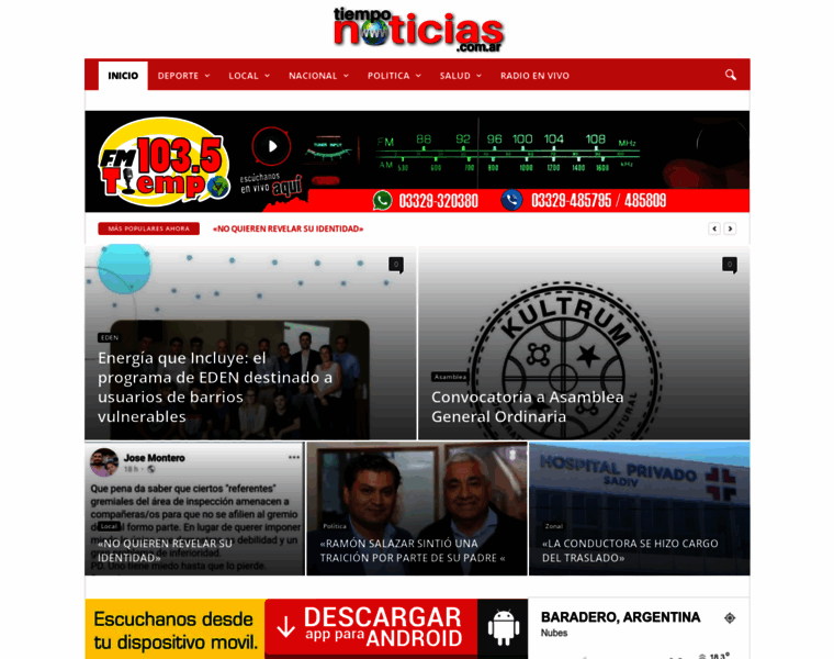 Tiemponoticias.com.ar thumbnail