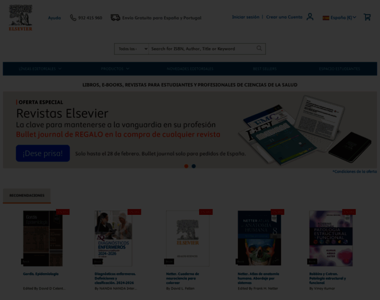 tienda.elsevier.es at WI. Tienda Online de Elsevier: Libros, eBooks y ...
