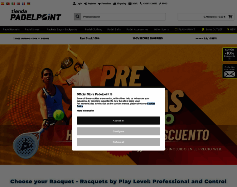 Tiendapadelpoint.com thumbnail