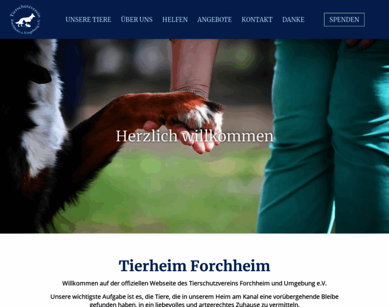 Tierheim-forchheim.de thumbnail