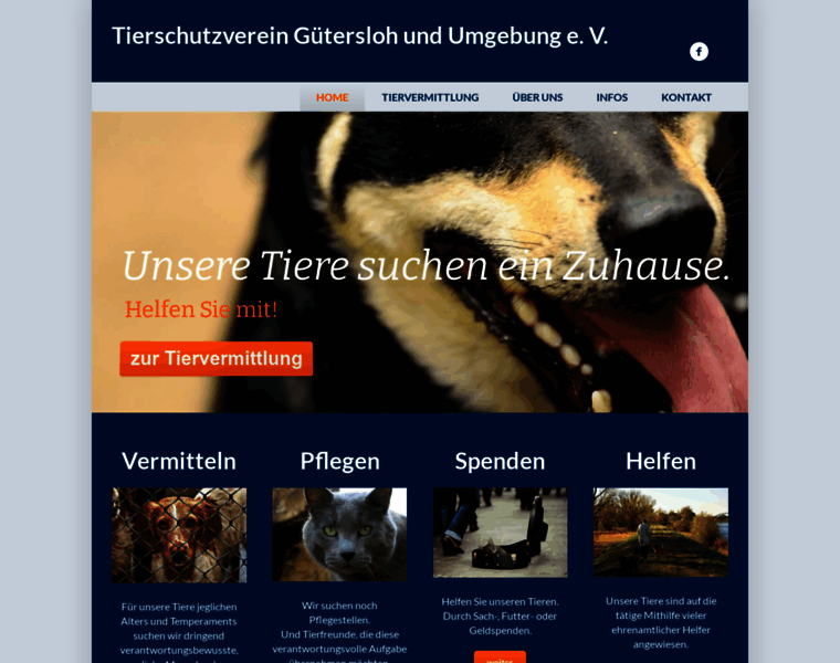 Tierheim-guetersloh.de thumbnail