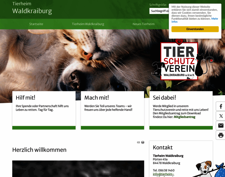 Tierheim-waldkraiburg.de thumbnail