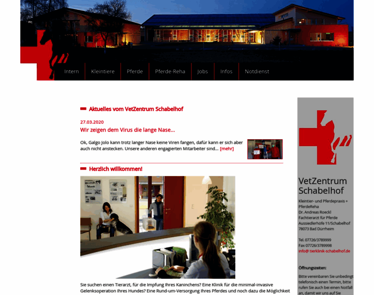 Tierklinik-schabelhof.de thumbnail