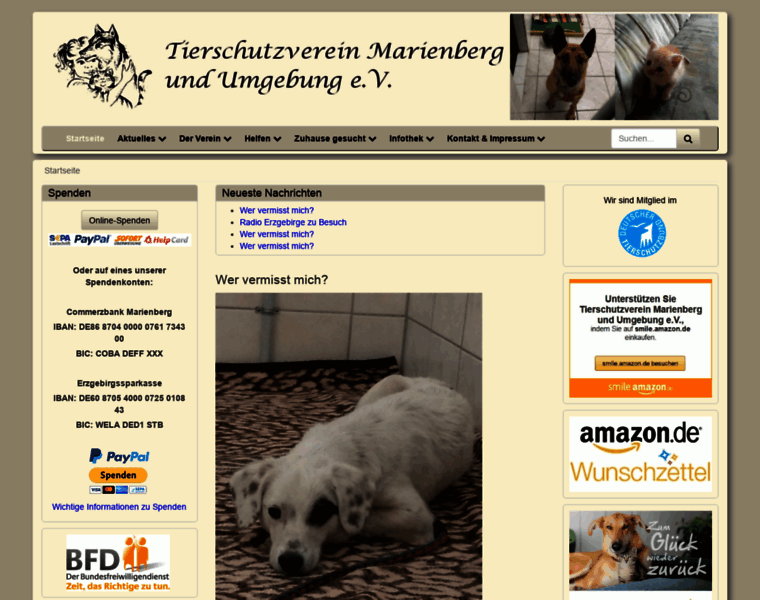 Tierschutz-marienberg.de thumbnail