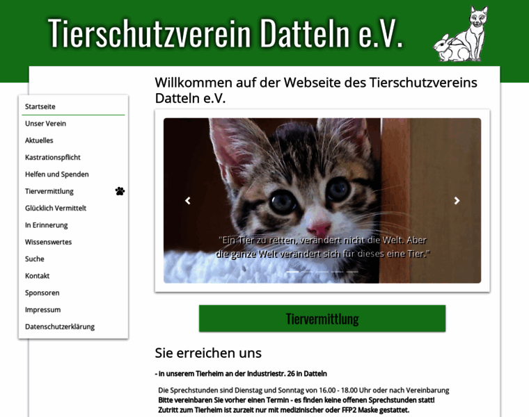 Tierschutzverein-datteln.de thumbnail