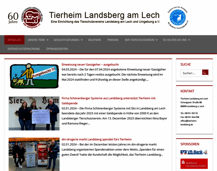 Tierschutzverein-landsberg.de thumbnail