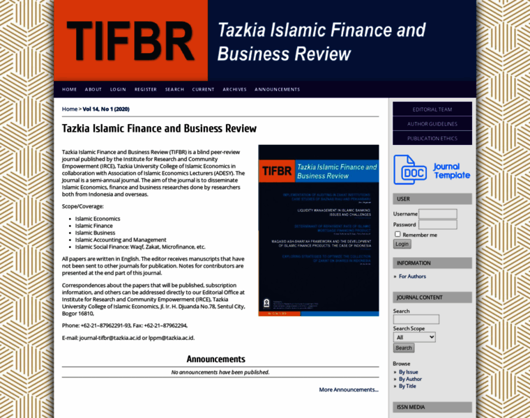 Tifbr-tazkia.org thumbnail