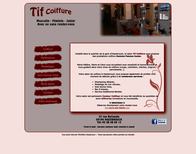 Tifcoiffure.fr thumbnail