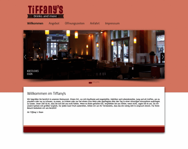 Tiffanys-restaurant.de thumbnail