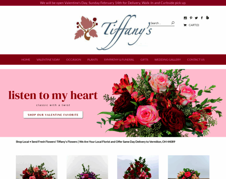 Tiffanysflowers-gifts.com thumbnail