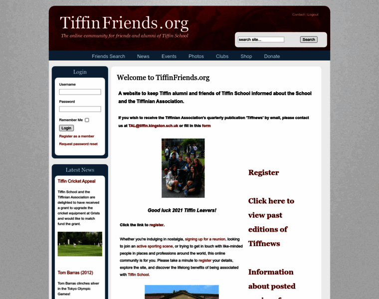 Tiffinfriends.org thumbnail