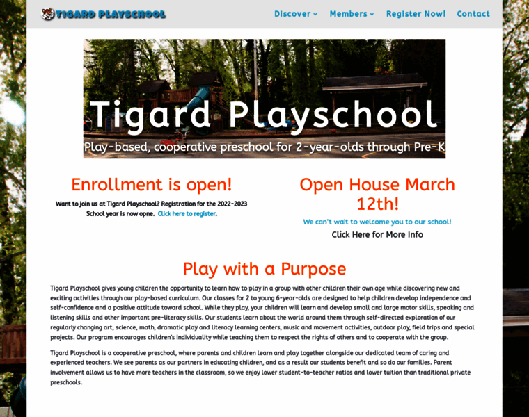 Tigardplayschool.com thumbnail