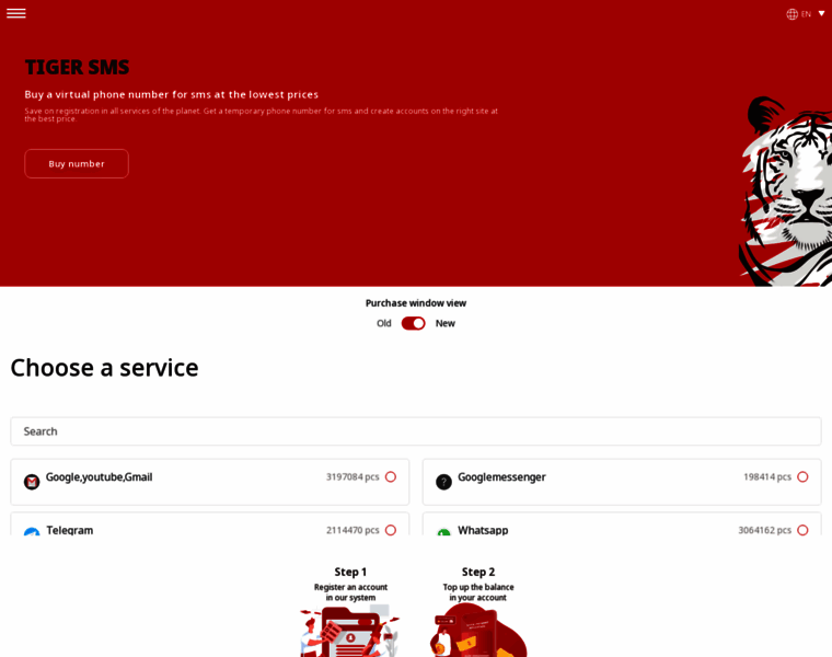 Tiger-sms.shop thumbnail Tiger-sms.shop thumbnail