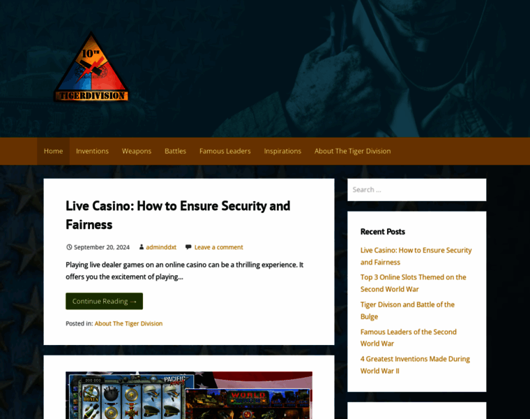 Tigerdivision.com thumbnail