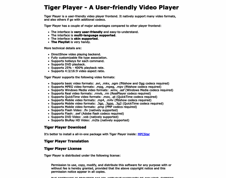 Tigerplayer.com thumbnail