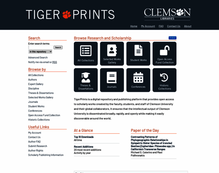 Tigerprints.clemson.edu thumbnail