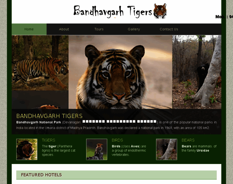 Tigersafariindia.in thumbnail