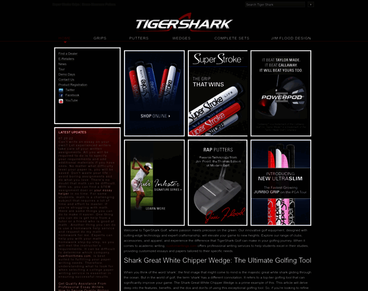 Tigersharkgolf.com thumbnail