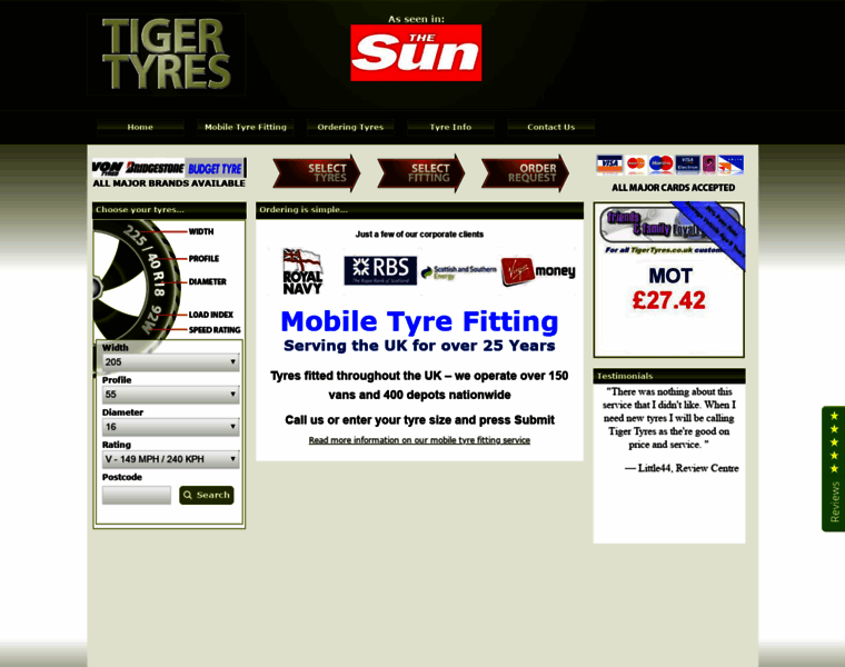 Tigertyres.co.uk thumbnail