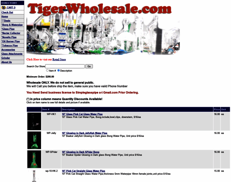 Tigerwholesale.com thumbnail