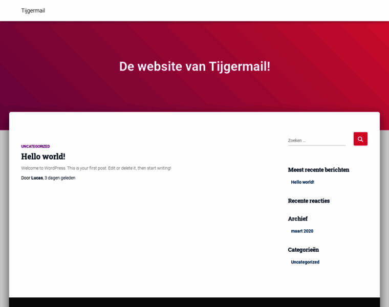 Tijgermail.nl thumbnail